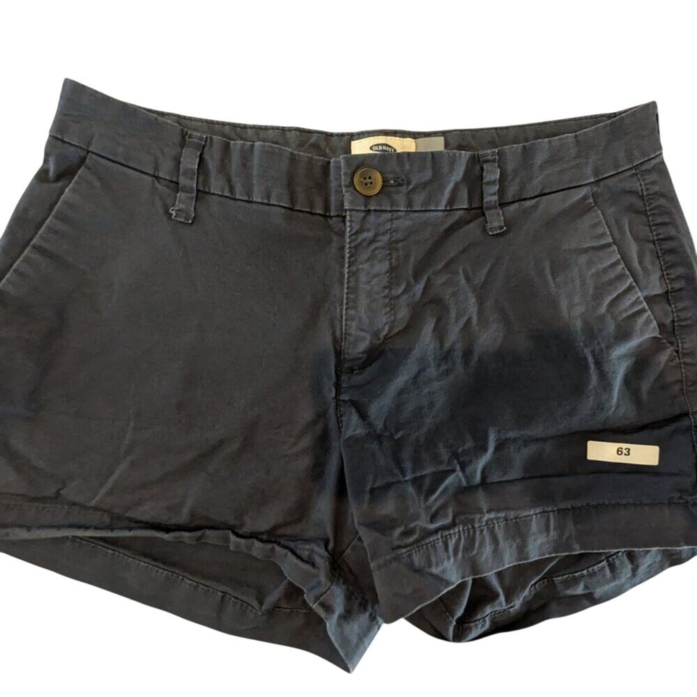 #63 - Old Navy  Chino Navy Blue Pixie Shorts -  3.5" inseam - Size 4